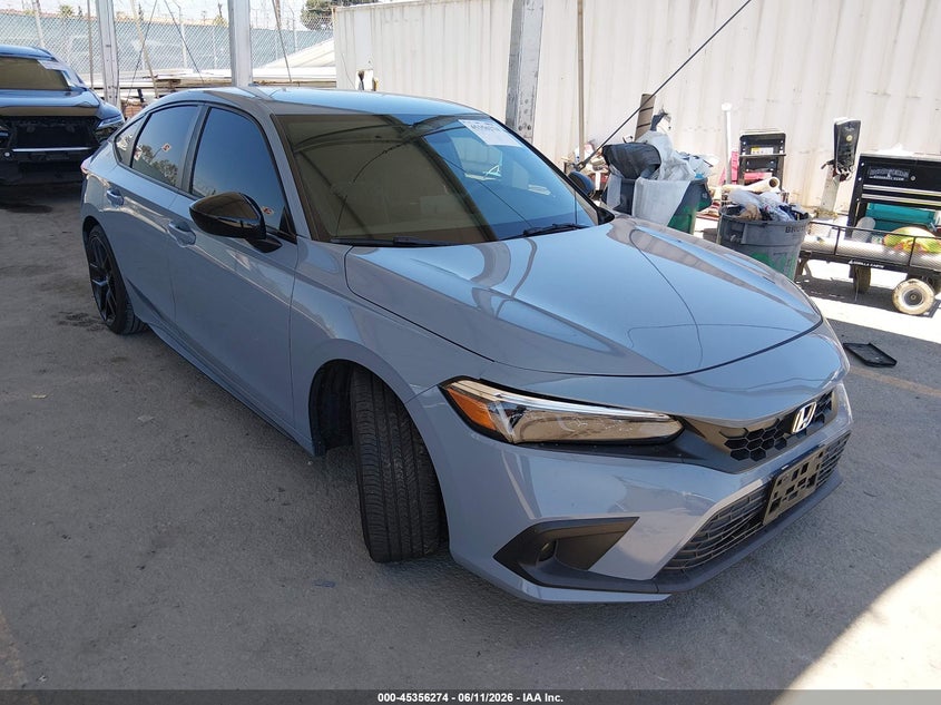 2024 Honda Civic VIN 19XFL2H84RE010641 IAAI salvage auction — SIDE, Salvage Title, sold $6,300 on 2026-07-23 (photo 1)