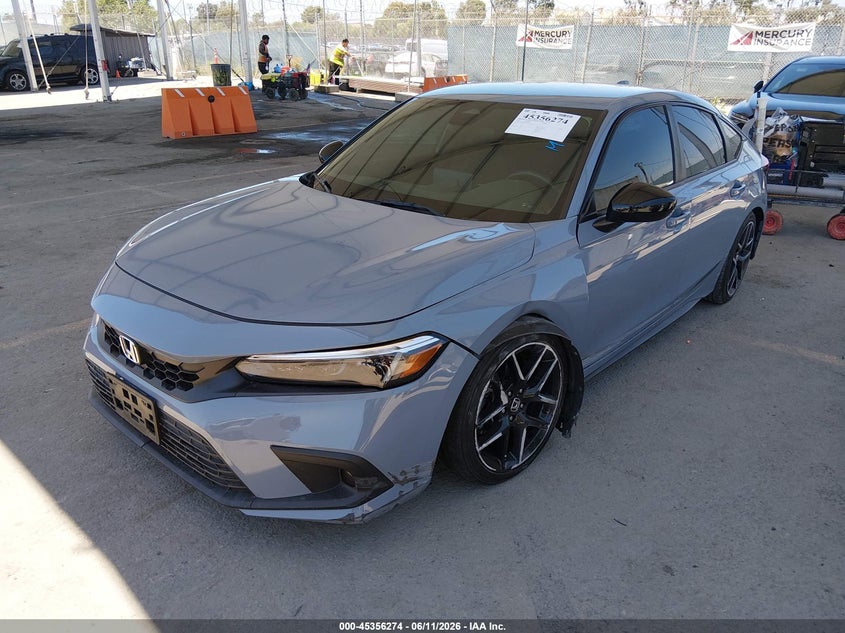 2024 Honda Civic VIN 19XFL2H84RE010641 IAAI salvage auction — SIDE, Salvage Title, sold $6,300 on 2026-07-23 (photo 2)