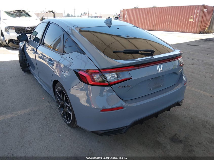 2024 Honda Civic VIN 19XFL2H84RE010641 IAAI salvage auction — SIDE, Salvage Title, sold $6,300 on 2026-07-23 (photo 3)