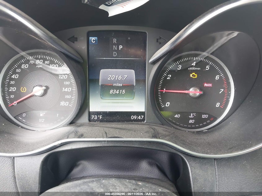 2017 Mercedes-benz Glc VIN WDC0G4JB5HF127297 IAAI salvage auction — FRONT END, Salvage Title, sold $5,650 on 2026-09-16 (photo 7)