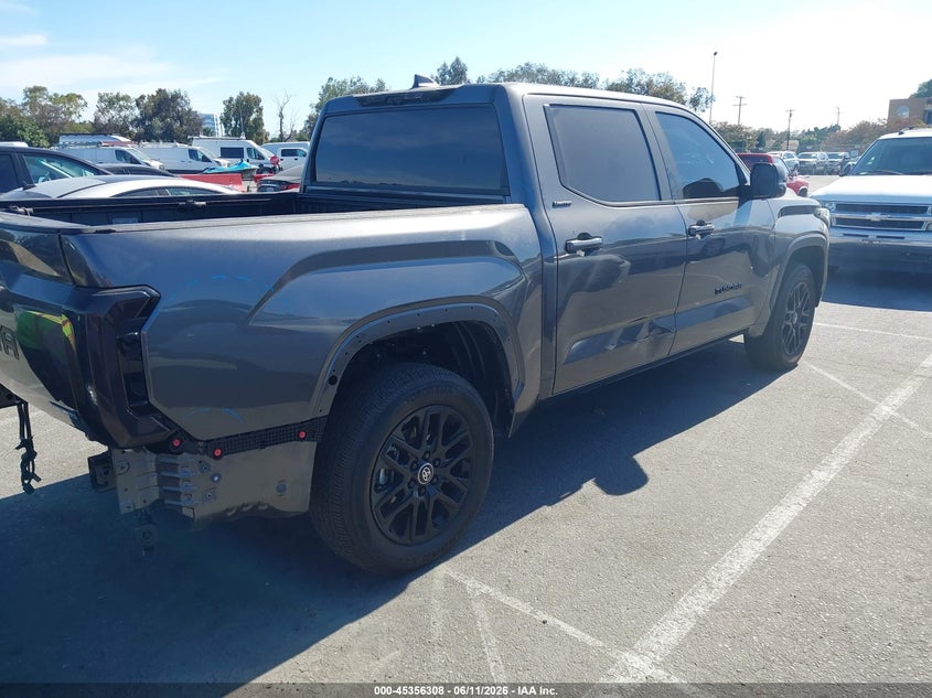 2025 Toyota Tundra VIN 5TFWC5DB7SX102111 IAAI salvage auction — REAR END, Salvage Title, sold $26,550 on 2026-07-23 (photo 4)
