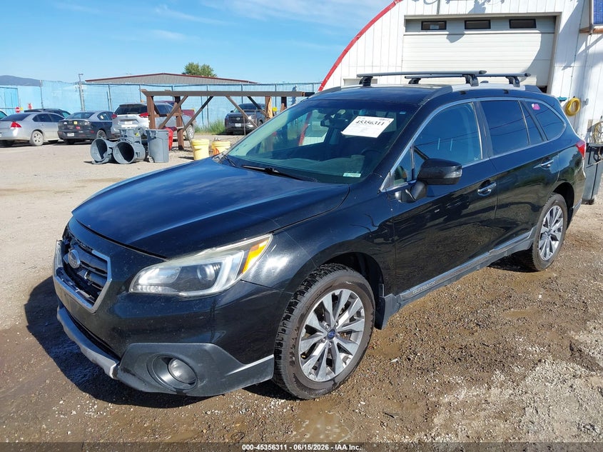 2017 Subaru Outback VIN 4S4BSETC5H3383252 IAAI salvage auction — RIGHT FRONT, Salvage (Montana), sold $1,950 on 2026-07-22 (photo 2)