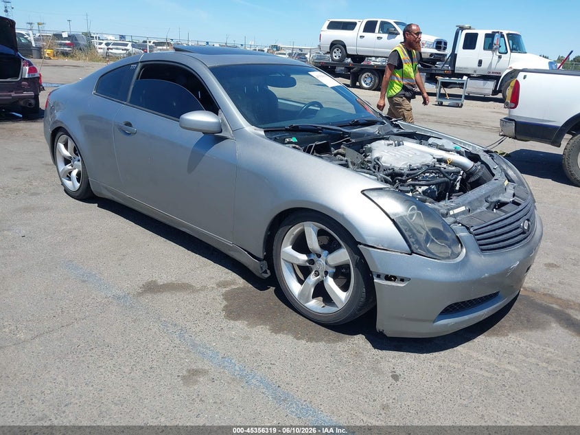 2004 Infiniti G VIN JNKCV54E44M808964 IAAI salvage auction — FRONT END, Salvage (California), sold $1,000 on 2026-07-22 (photo 1)