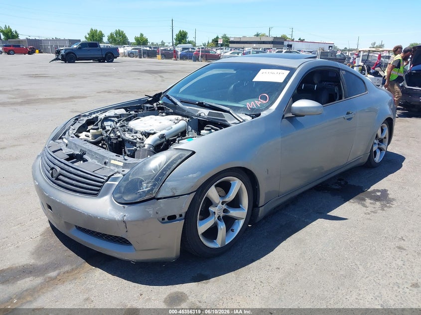 2004 Infiniti G VIN JNKCV54E44M808964 IAAI salvage auction — FRONT END, Salvage (California), sold $1,000 on 2026-07-22 (photo 2)
