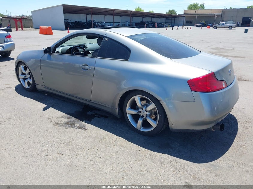 2004 Infiniti G VIN JNKCV54E44M808964 IAAI salvage auction — FRONT END, Salvage (California), sold $1,000 on 2026-07-22 (photo 3)