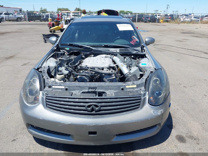 2004 Infiniti G VIN JNKCV54E44M808964 IAAI salvage auction — FRONT END, Salvage (California), sold $1,000 on 2026-07-22 (photo 6)
