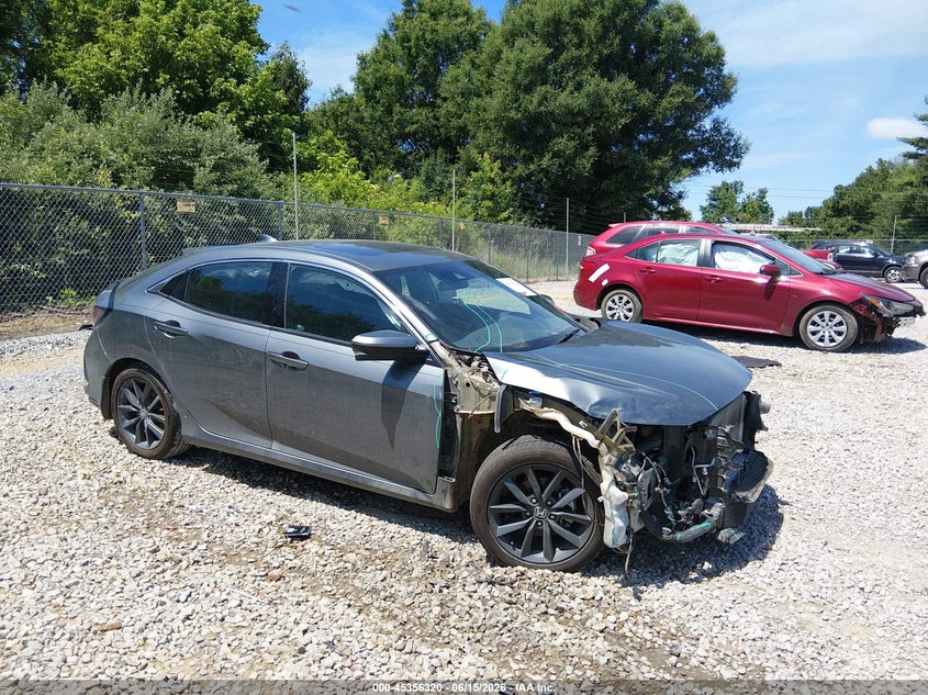 2021 Honda Civic VIN SHHFK7H68MU213659 IAAI salvage auction — FRONT END, Salvage (Alabama), sold $3,300 on 2026-07-06 (photo 1)