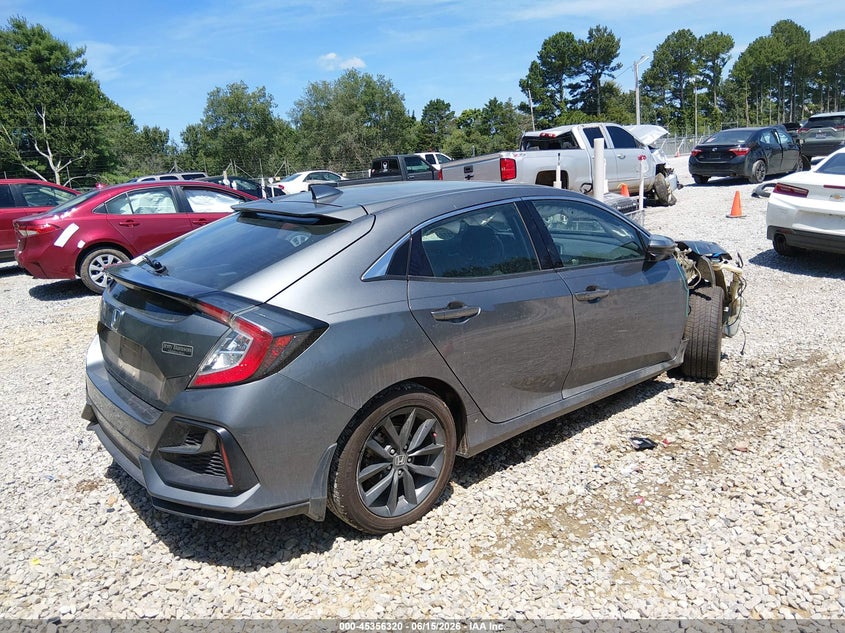 2021 Honda Civic VIN SHHFK7H68MU213659 IAAI salvage auction — FRONT END, Salvage (Alabama), sold $3,300 on 2026-07-06 (photo 4)