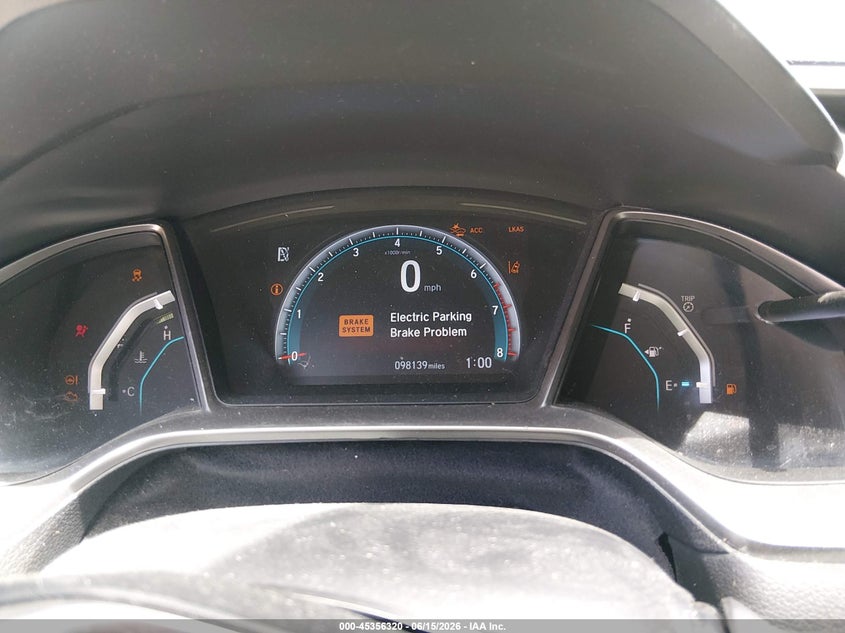 2021 Honda Civic VIN SHHFK7H68MU213659 IAAI salvage auction — FRONT END, Salvage (Alabama), sold $3,300 on 2026-07-06 (photo 7)