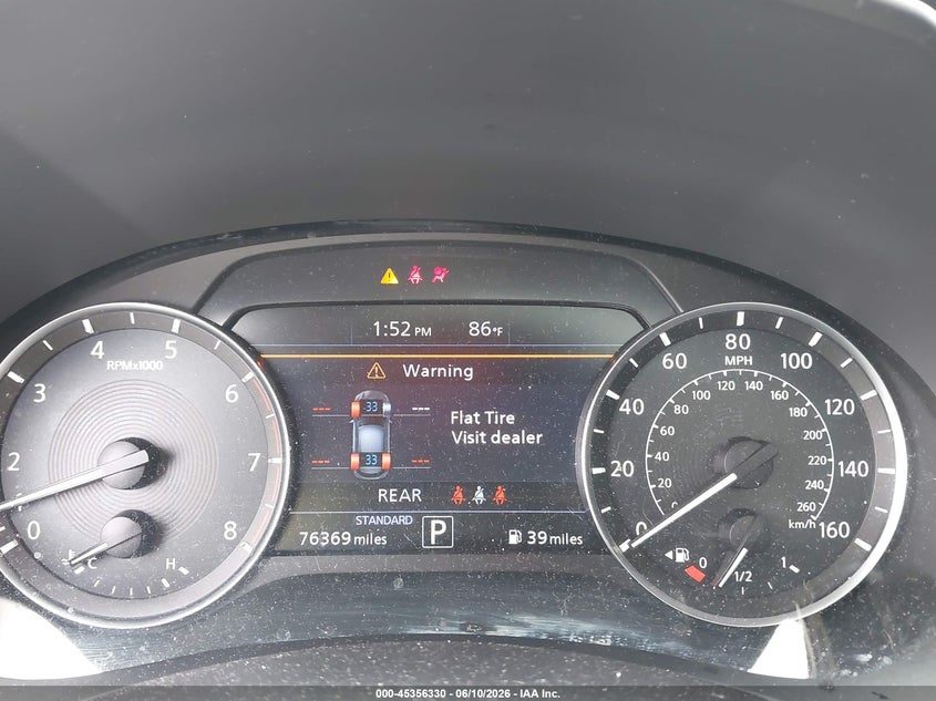 2020 Infiniti Qx50 VIN 3PCAJ5M19LF111766 IAAI salvage auction — FRONT END, Wait Title, sold $3,600 on 2026-09-11 (photo 7)