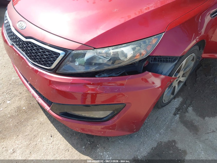 2012 Kia Optima VIN 5XXGR4A62CG075770 IAAI salvage auction — FRESH WATER, Salvage (Kansas), sold $625 on 2026-07-15 (photo 6)