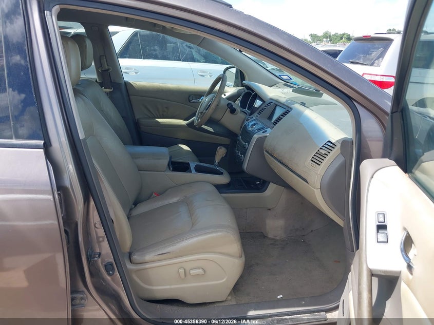 2010 Nissan Murano VIN JN8AZ1MU0AW007580 IAAI salvage auction — FRONT END, Original (Texas), sold $325 on 2026-07-15 (photo 5)