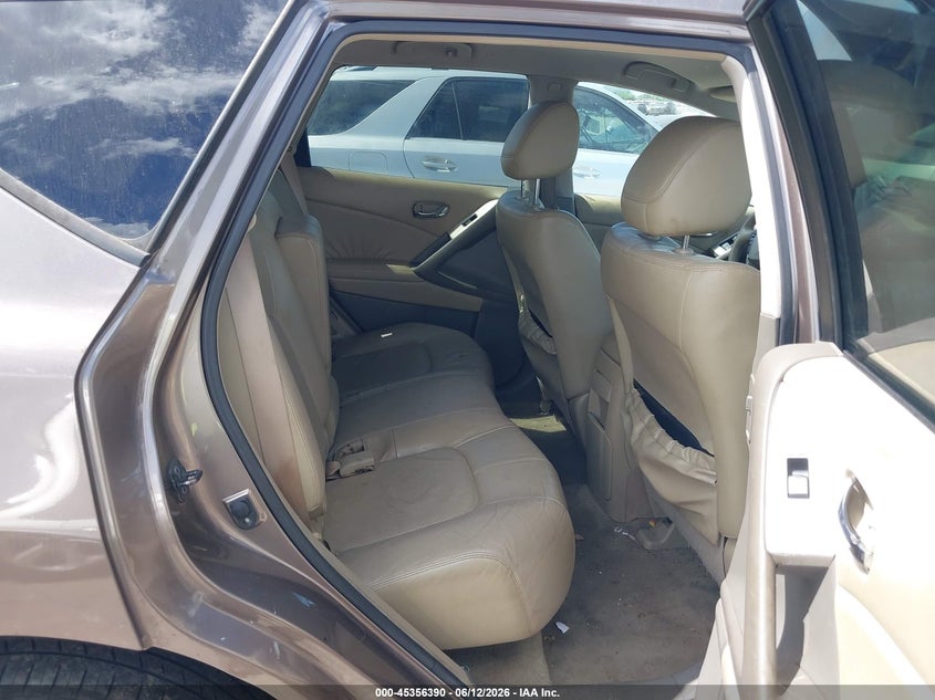 2010 Nissan Murano VIN JN8AZ1MU0AW007580 IAAI salvage auction — FRONT END, Original (Texas), sold $325 on 2026-07-15 (photo 8)