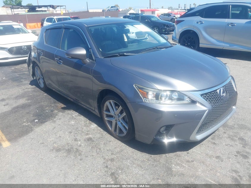 2014 Lexus Ct VIN JTHKD5BHXE2192616 IAAI salvage auction — REAR END, Salvage (California), sold $2,850 on 2026-07-06 (photo 1)