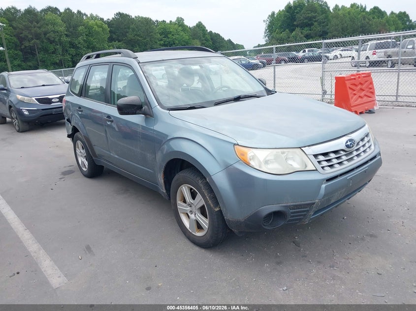 2011 Subaru Forester VIN JF2SHBBC1BG725493 IAAI salvage auction — NORMAL WEAR, Clear (North Carolina), sold $400 on 2026-07-08 (photo 1)