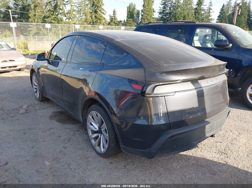 2026 Tesla Model y VIN 7SAYGDED6TF401370 IAAI salvage auction — RIGHT FRONT, Salvage Title, sold $22,350 on 2026-09-23 (photo 3)