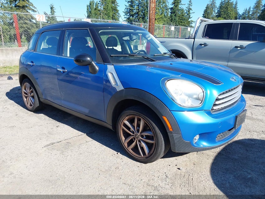 2011 Mini Cooper VIN WMWZB3C5XBWH94967 IAAI salvage auction — NORMAL WEAR, Clear (Washington), sold $375 on 2026-07-22 (photo 1)