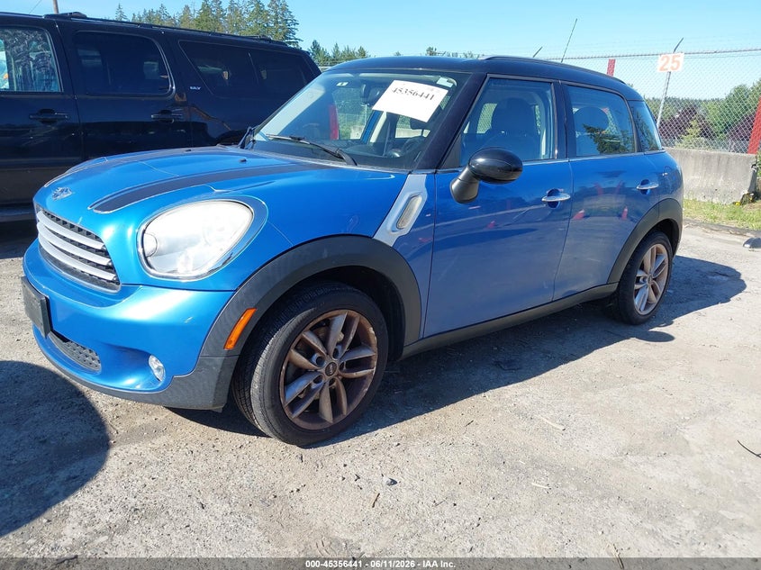 2011 Mini Cooper VIN WMWZB3C5XBWH94967 IAAI salvage auction — NORMAL WEAR, Clear (Washington), sold $375 on 2026-07-22 (photo 2)