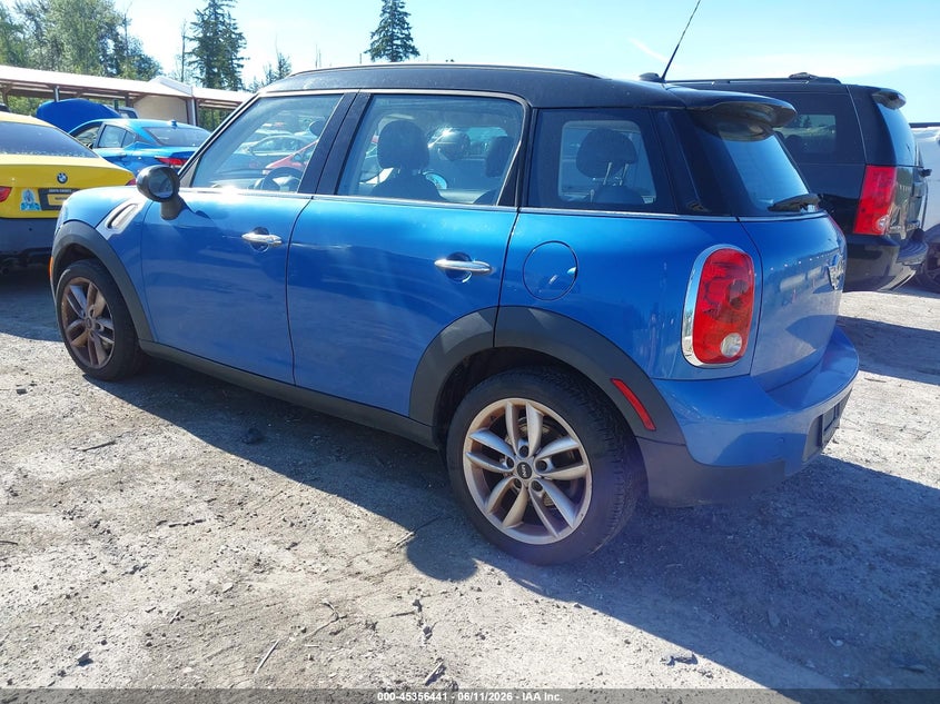 2011 Mini Cooper VIN WMWZB3C5XBWH94967 IAAI salvage auction — NORMAL WEAR, Clear (Washington), sold $375 on 2026-07-22 (photo 3)