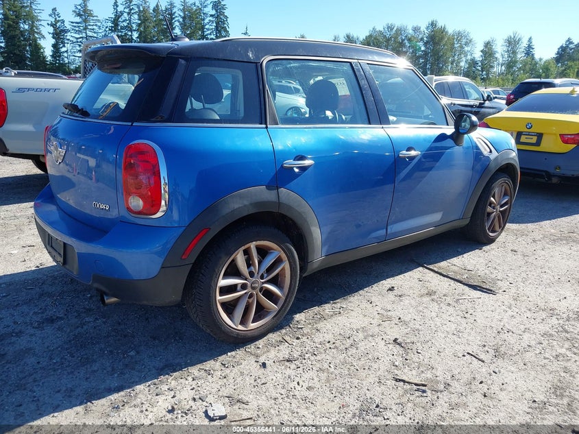 2011 Mini Cooper VIN WMWZB3C5XBWH94967 IAAI salvage auction — NORMAL WEAR, Clear (Washington), sold $375 on 2026-07-22 (photo 4)