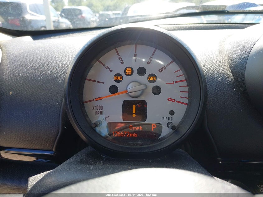 2011 Mini Cooper VIN WMWZB3C5XBWH94967 IAAI salvage auction — NORMAL WEAR, Clear (Washington), sold $375 on 2026-07-22 (photo 7)