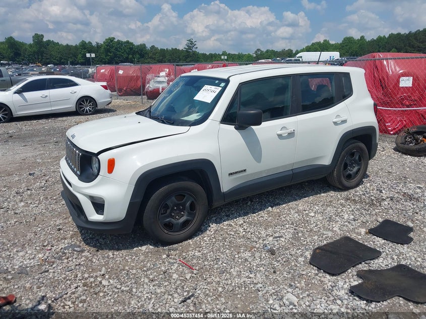 2020 Jeep Renegade VIN ZACNJAAB2LPK94571 IAAI salvage auction — ENGINE DAMAGE, Salvage (Georgia), sold $1,275 on 2026-08-14 (photo 2)