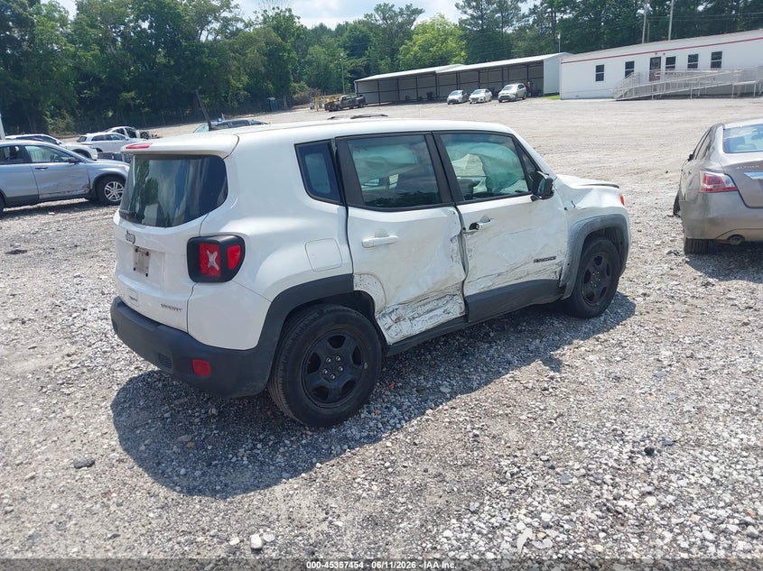 2020 Jeep Renegade VIN ZACNJAAB2LPK94571 IAAI salvage auction — ENGINE DAMAGE, Salvage (Georgia), sold $1,275 on 2026-08-14 (photo 4)