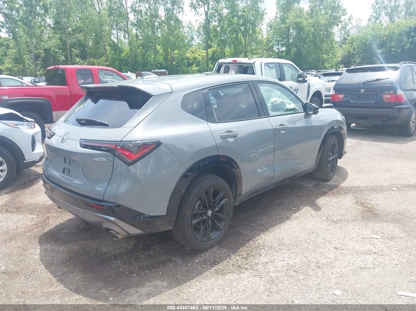 2025 Acura Adx VIN 3HDSA2H72SM703875 IAAI salvage auction — LEFT SIDE, Salvage (Ohio), sold $7,800 on 2026-07-21 (photo 4)