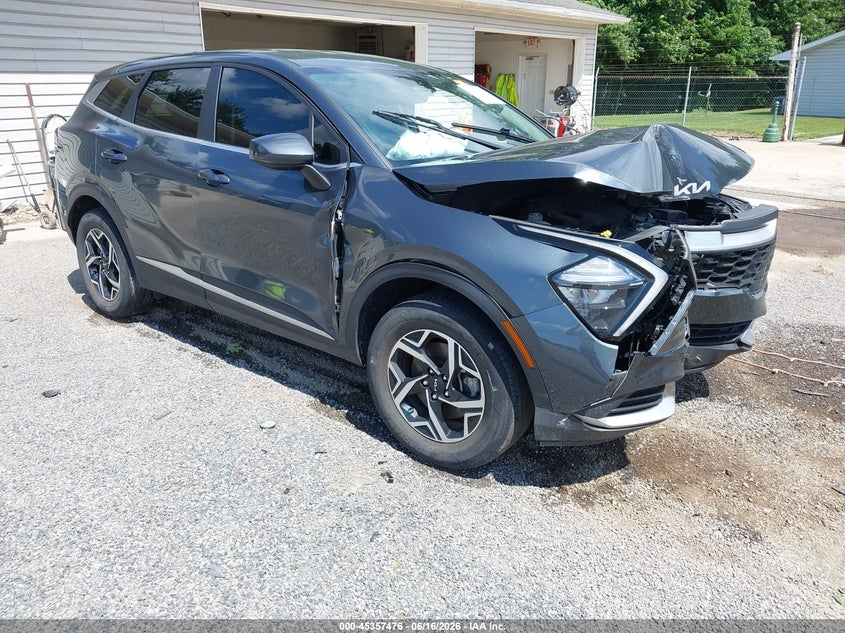 2023 Kia Sportage VIN KNDPUCAF6P7085788 IAAI salvage auction — FRONT END, Salvage (Ohio), sold $3,600 on 2026-07-27 (photo 1)