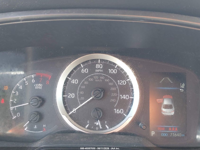2020 Toyota Corolla VIN JTDEPRAE6LJ093900 IAAI salvage auction — FRONT END, Clear (California), sold $5,600 on 2026-07-28 (photo 7)