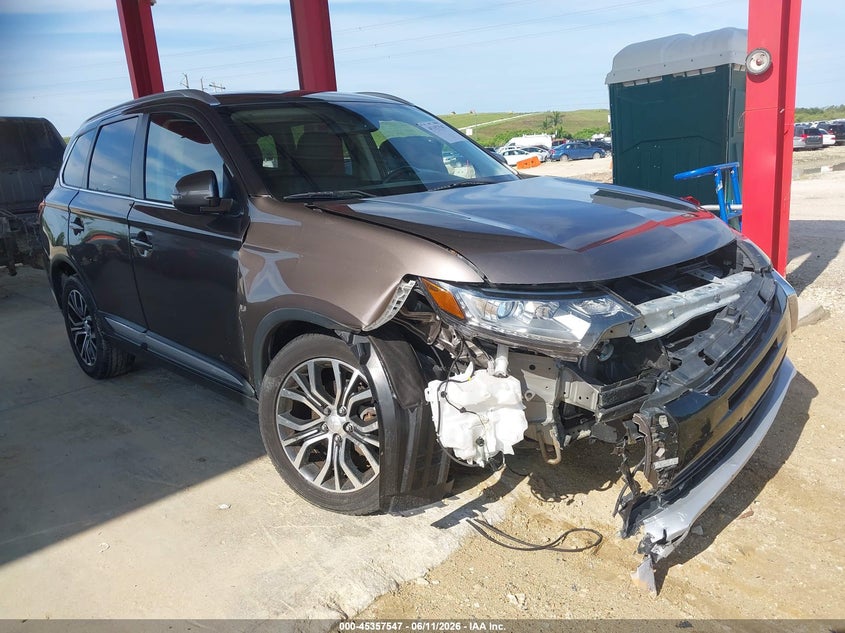 2017 Mitsubishi Outlander VIN JA4AD3A30HZ005915 IAAI salvage auction — RIGHT FRONT, Salvage Title, sold $50 on 2026-07-21 (photo 1)