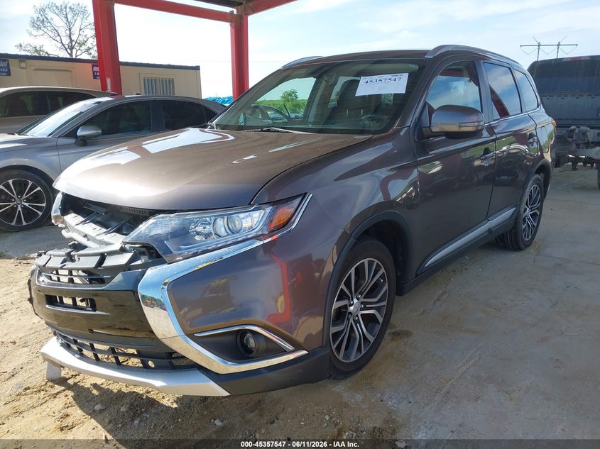 2017 Mitsubishi Outlander VIN JA4AD3A30HZ005915 IAAI salvage auction — RIGHT FRONT, Salvage Title, sold $50 on 2026-07-21 (photo 2)