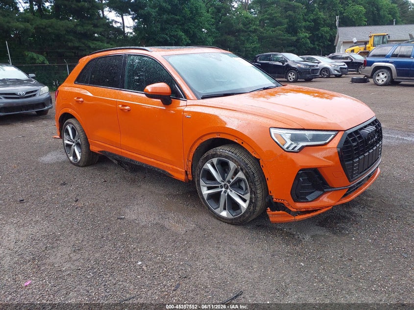 2022 Audi Q3 VIN WA1EECF38N1026402 IAAI salvage auction — UNDERCARRIAGE, Salvage (Ohio), sold $10,000 on 2026-07-27 (photo 1)