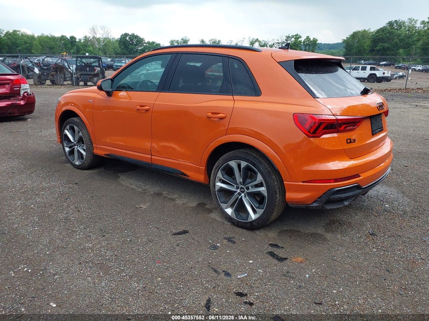 2022 Audi Q3 VIN WA1EECF38N1026402 IAAI salvage auction — UNDERCARRIAGE, Salvage (Ohio), sold $10,000 on 2026-07-27 (photo 3)