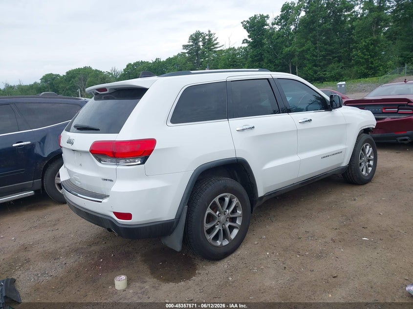 2015 Jeep Grand cherokee VIN 1C4RJFBG8FC905479 IAAI salvage auction — FRONT END, Salvage (Massachusetts), sold $1,600 on 2026-08-16 (photo 4)