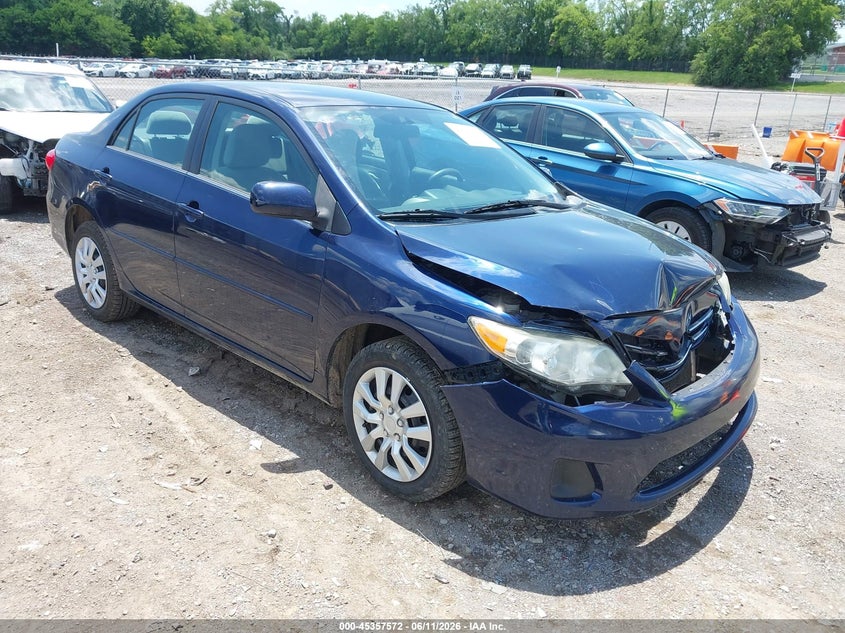 2013 Toyota Corolla VIN 5YFBU4EE2DP115591 IAAI salvage auction — FRONT END, Salvage (Tennessee), sold $1,200 on 2026-07-16 (photo 1)