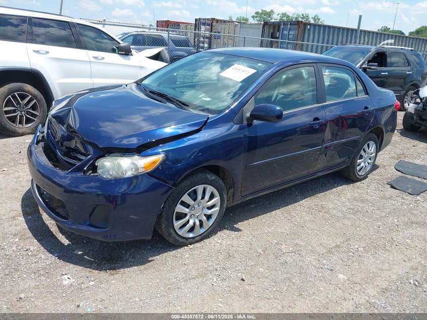 2013 Toyota Corolla VIN 5YFBU4EE2DP115591 IAAI salvage auction — FRONT END, Salvage (Tennessee), sold $1,200 on 2026-07-16 (photo 2)