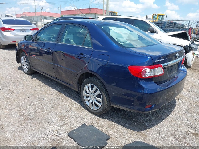 2013 Toyota Corolla VIN 5YFBU4EE2DP115591 IAAI salvage auction — FRONT END, Salvage (Tennessee), sold $1,200 on 2026-07-16 (photo 3)