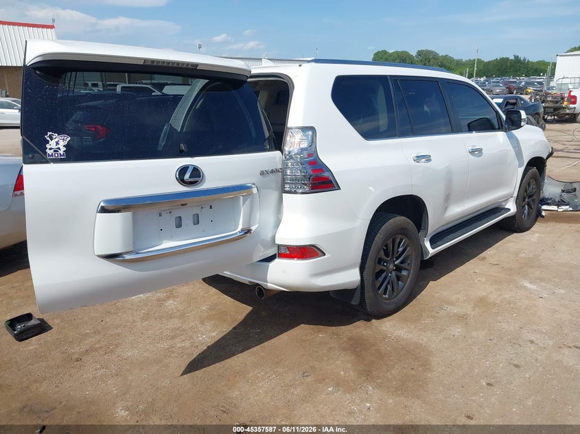 2022 Lexus GX 460 VIN JTJAM7BX7N5318295 IAAI salvage auction — Side, Clear (Oklahoma), sold $25,500 on 2026-09-24 (photo 4)