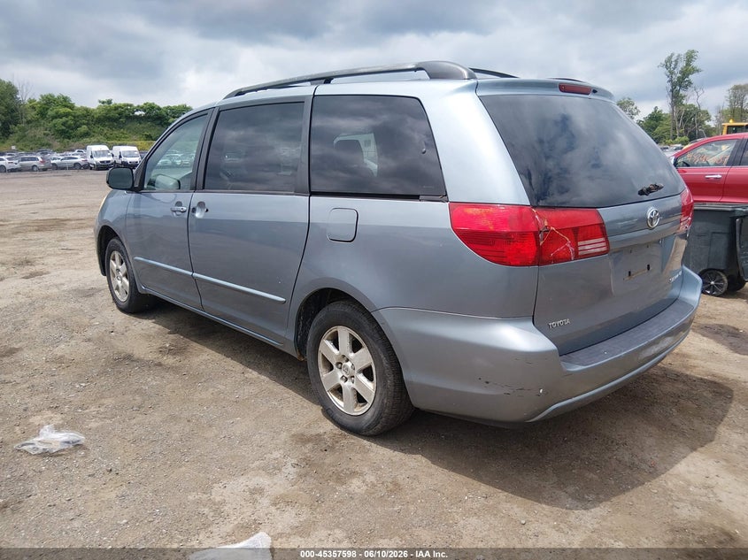 2004 Toyota Sienna VIN 5TDZA23C34S115216 IAAI salvage auction — NORMAL WEAR, Clear (New Jersey), sold $950 on 2026-07-09 (photo 3)