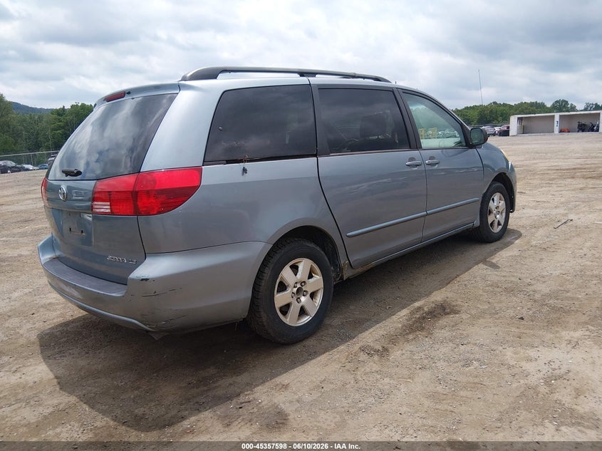 2004 Toyota Sienna VIN 5TDZA23C34S115216 IAAI salvage auction — NORMAL WEAR, Clear (New Jersey), sold $950 on 2026-07-09 (photo 4)