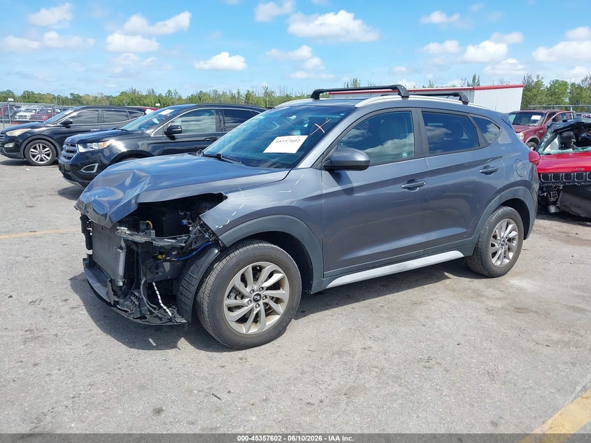 2017 Hyundai Tucson VIN KM8J33A49HU447540 IAAI salvage auction — FRONT END, Rebuildable (Florida), sold $3,350 on 2026-07-13 (photo 2)