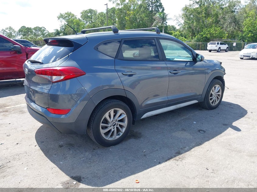 2017 Hyundai Tucson VIN KM8J33A49HU447540 IAAI salvage auction — FRONT END, Rebuildable (Florida), sold $3,350 on 2026-07-13 (photo 4)