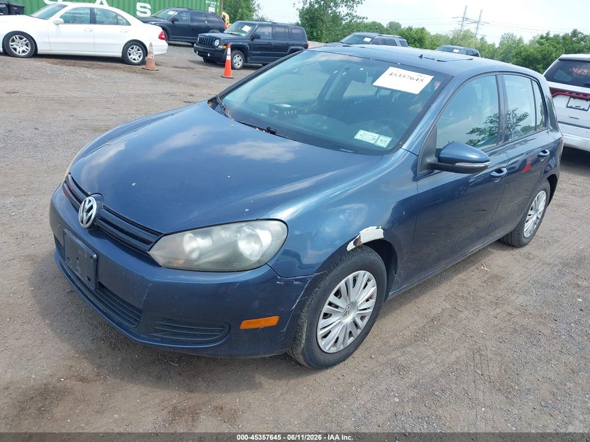 2010 Volkswagen Golf VIN WVWDB7AJ9AW363861 IAAI salvage auction — NORMAL WEAR, Clear (New York), sold $425 on 2026-07-14 (photo 2)