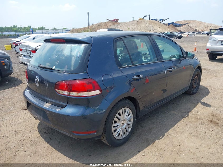2010 Volkswagen Golf VIN WVWDB7AJ9AW363861 IAAI salvage auction — NORMAL WEAR, Clear (New York), sold $425 on 2026-07-14 (photo 4)