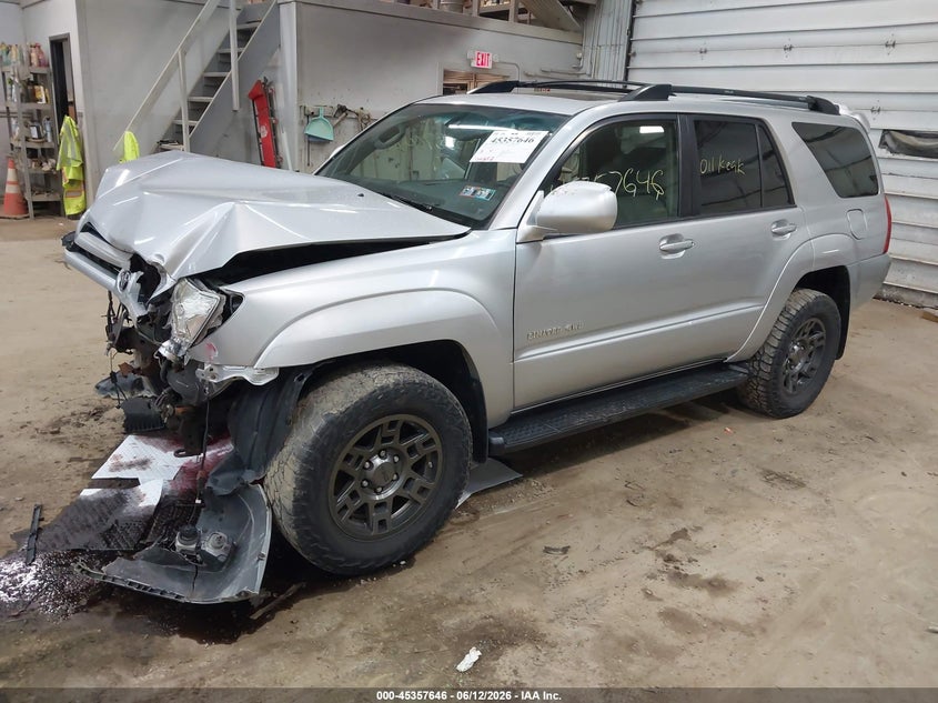2005 Toyota 4runner VIN JTEBT17R450050347 IAAI salvage auction — FRONT END, Salvage (Pennsylvania), sold $675 on 2026-07-23 (photo 2)