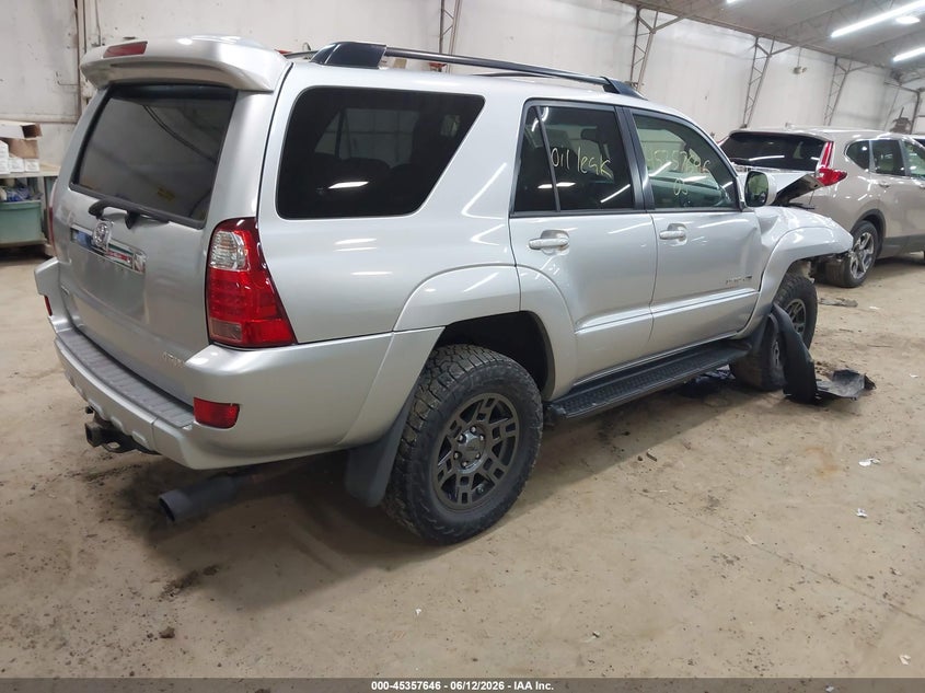 2005 Toyota 4runner VIN JTEBT17R450050347 IAAI salvage auction — FRONT END, Salvage (Pennsylvania), sold $675 on 2026-07-23 (photo 4)