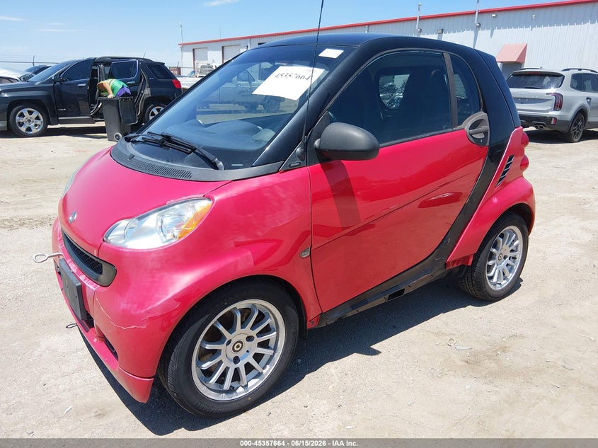 2011 Smart Fortwo VIN WMEEJ3BAXBK498470 IAAI salvage auction — UNKNOWN, Clear (Kansas), sold $375 on 2026-07-10 (photo 2)