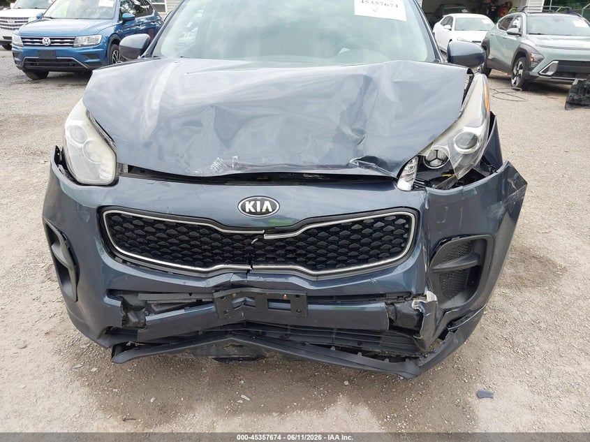 2017 Kia Sportage VIN KNDPM3AC3H7282912 IAAI salvage auction — FRONT END, Wait Title, sold $1,950 on 2026-08-01 (photo 6)