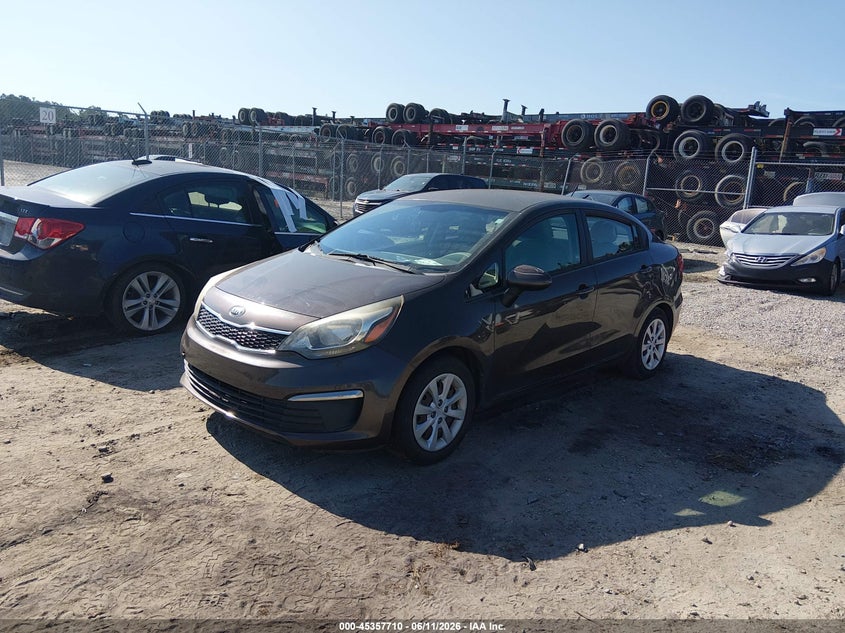 2016 Kia Rio VIN KNADN4A30G6665276 IAAI salvage auction — REAR END, Salvage (Georgia), sold $800 on 2026-07-17 (photo 2)